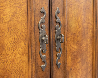 Hooker Furniture "Seven Seas" 4 Door Burled Walnut Server