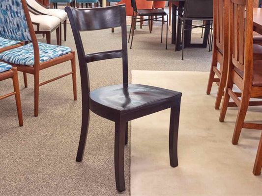 Set of 4 Crate & Barrel ' Kipling' Black Dining Chairs