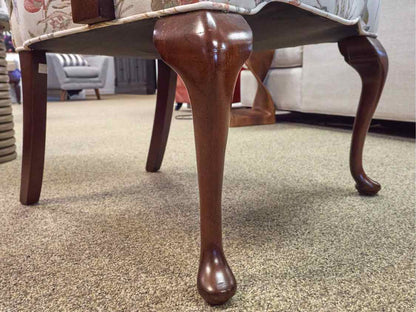 Pair of Queen Anne Gooseneck Arm Chairs