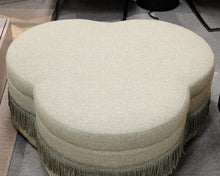 Custom Clover Ottoman