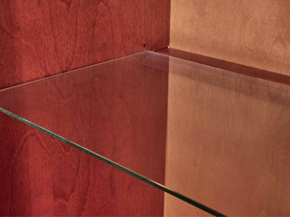Shermag China Cabinet in Wheat & Brick Finish