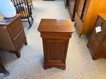 Grange Louis Phillippe Single Drawer Nightstand in Cherry with Cabinet