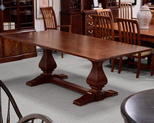 Ethan Allen Double Pedestal Dining Table