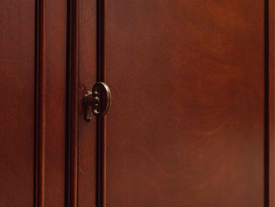 Drexel  Mahogany 2 Door & 1 Door Server