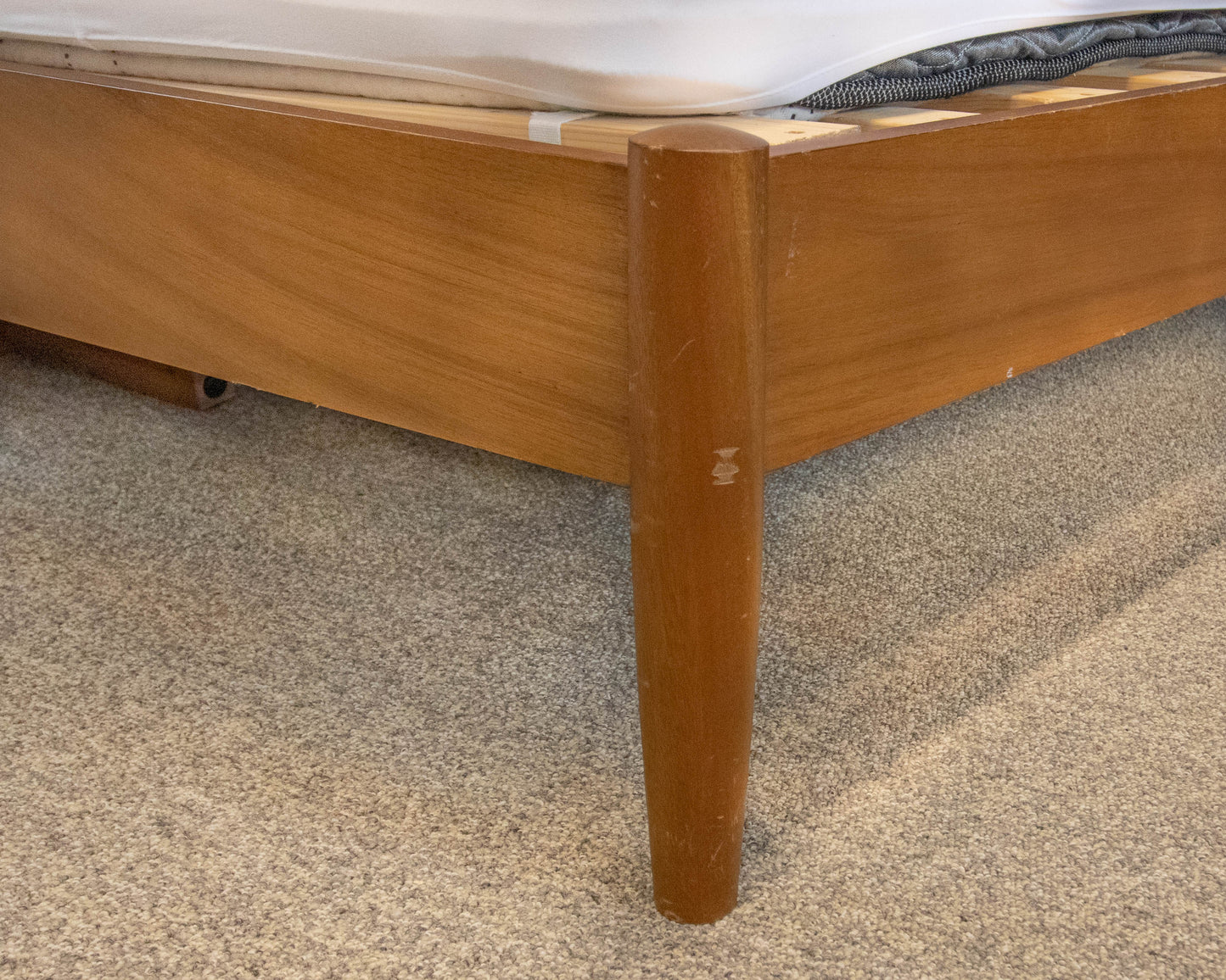West Elm Mid-Century King Bed in Acorn Finish