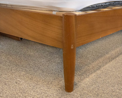 West Elm Mid-Century King Bed in Acorn Finish