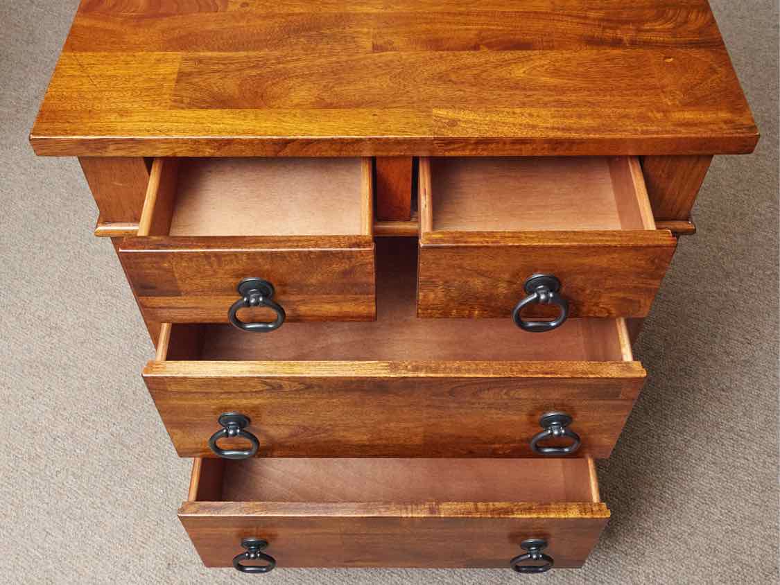 Pair of Klaussner Cherry 4 Drawer Nightstands