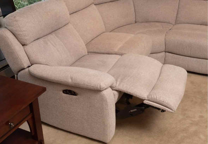 HTL  2 Power Wall Hugger Adjustable Head Rest Recliners 5 Seat Sectional