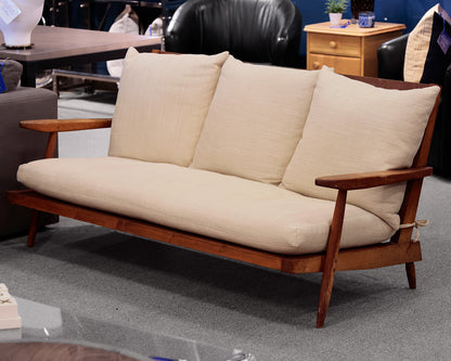 George Nakashima Built Black Walnut Settee