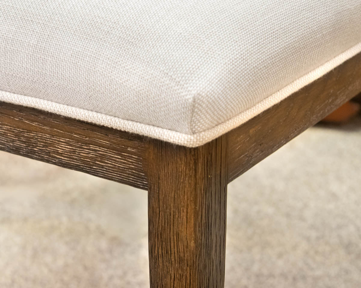 Set of 4 RH 'French Contemporary Dark Stain Finish Dining Chairs