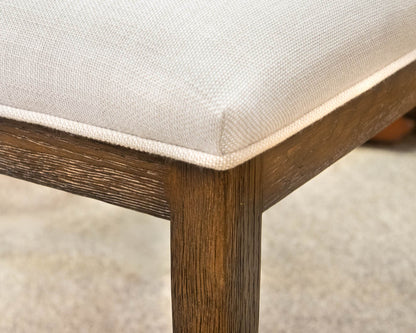 Set of 4 RH 'French Contemporary Dark Stain Finish Dining Chairs