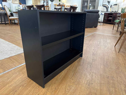 Black Two Shelf Bookcase