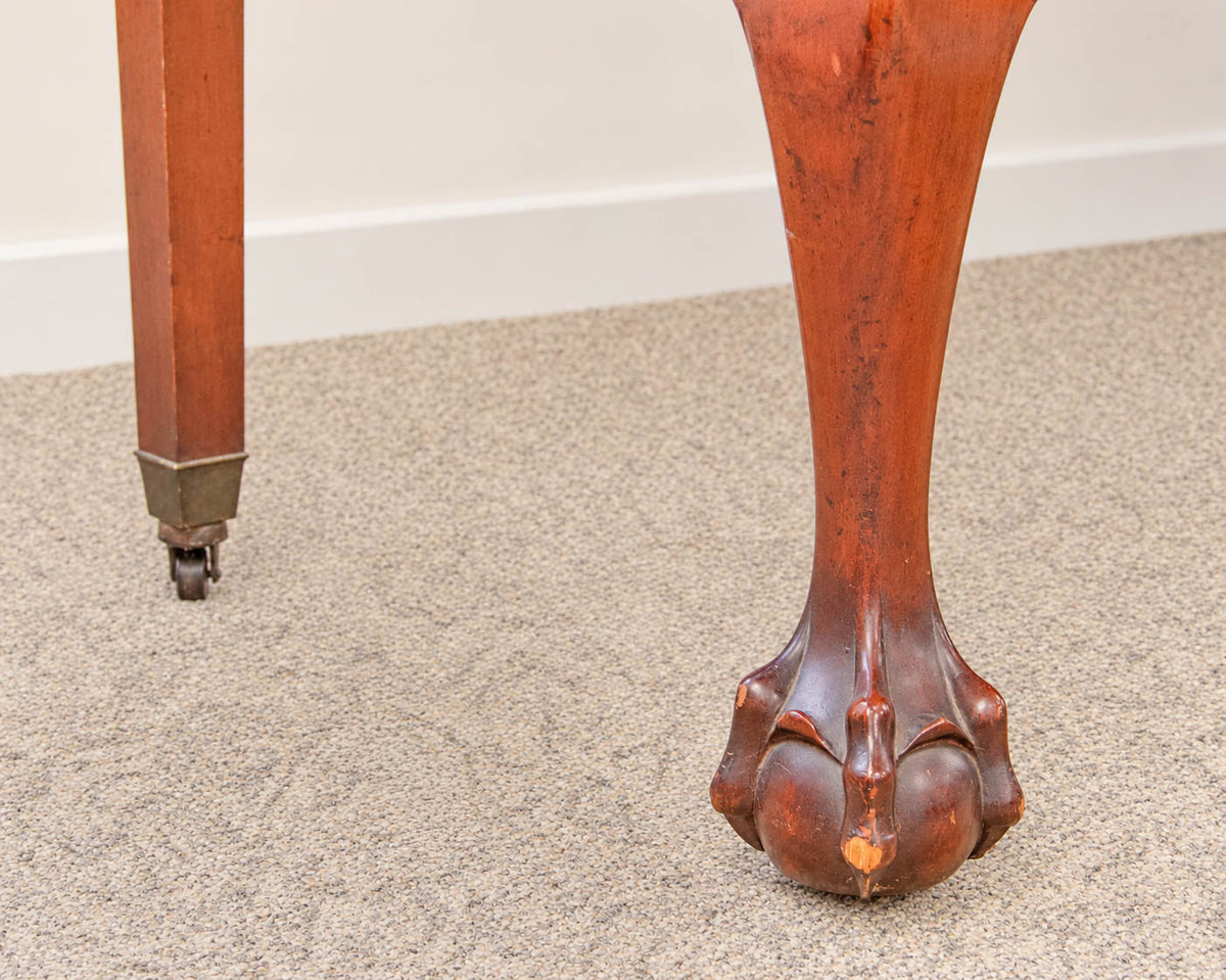 Solid Mahogany Huntboard with Ball & Claw feet
