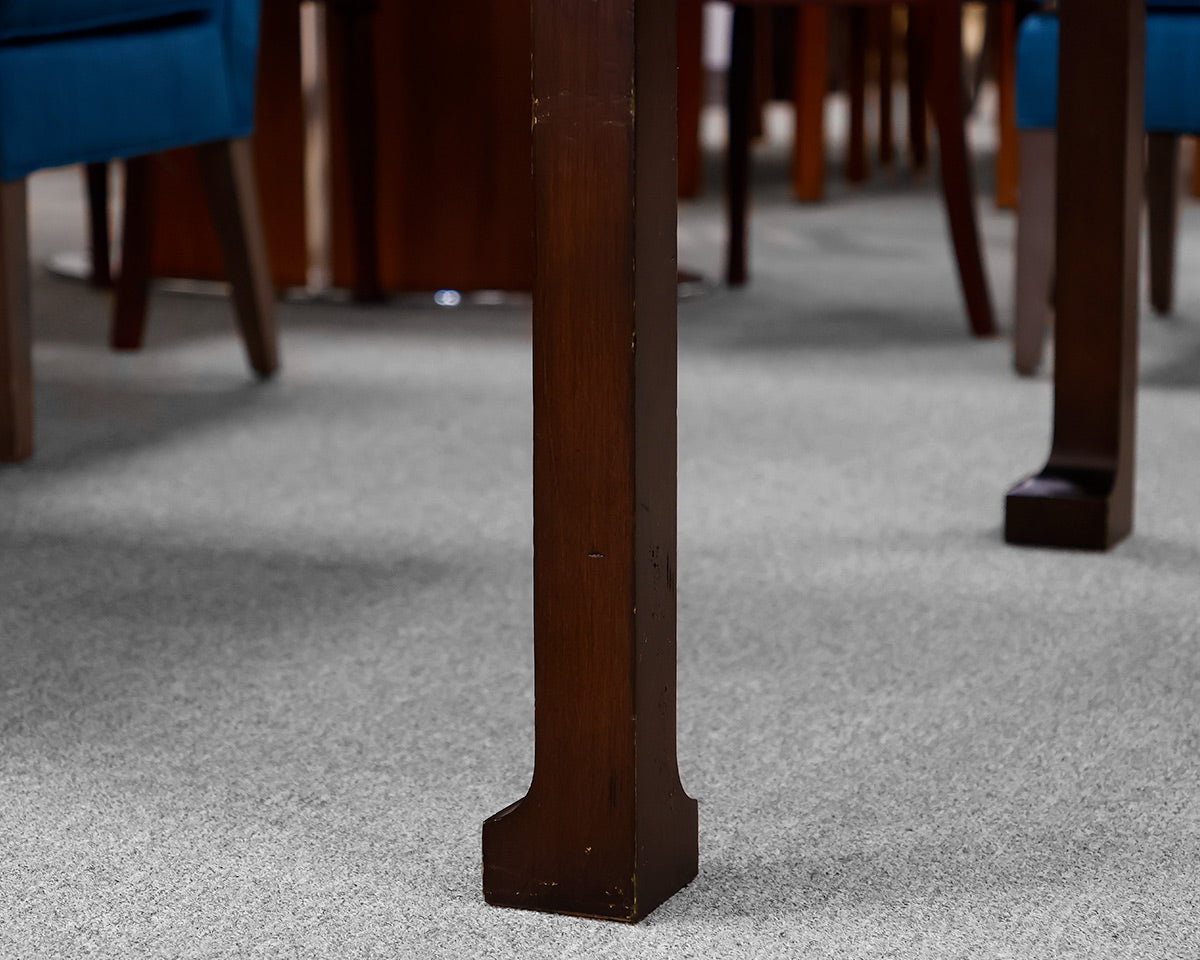 Rectangular Dark Walnut Dining Table