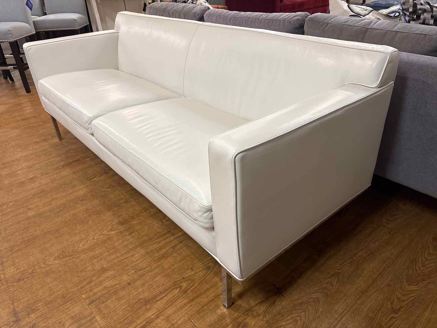 DWR 'Theater' Leather Sofa