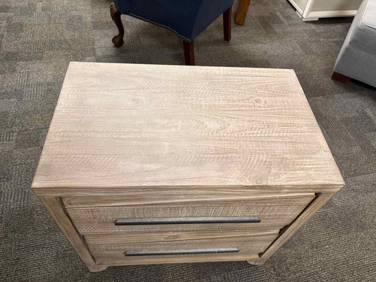 Rustic Contemporary 2-Drawer Nightstand