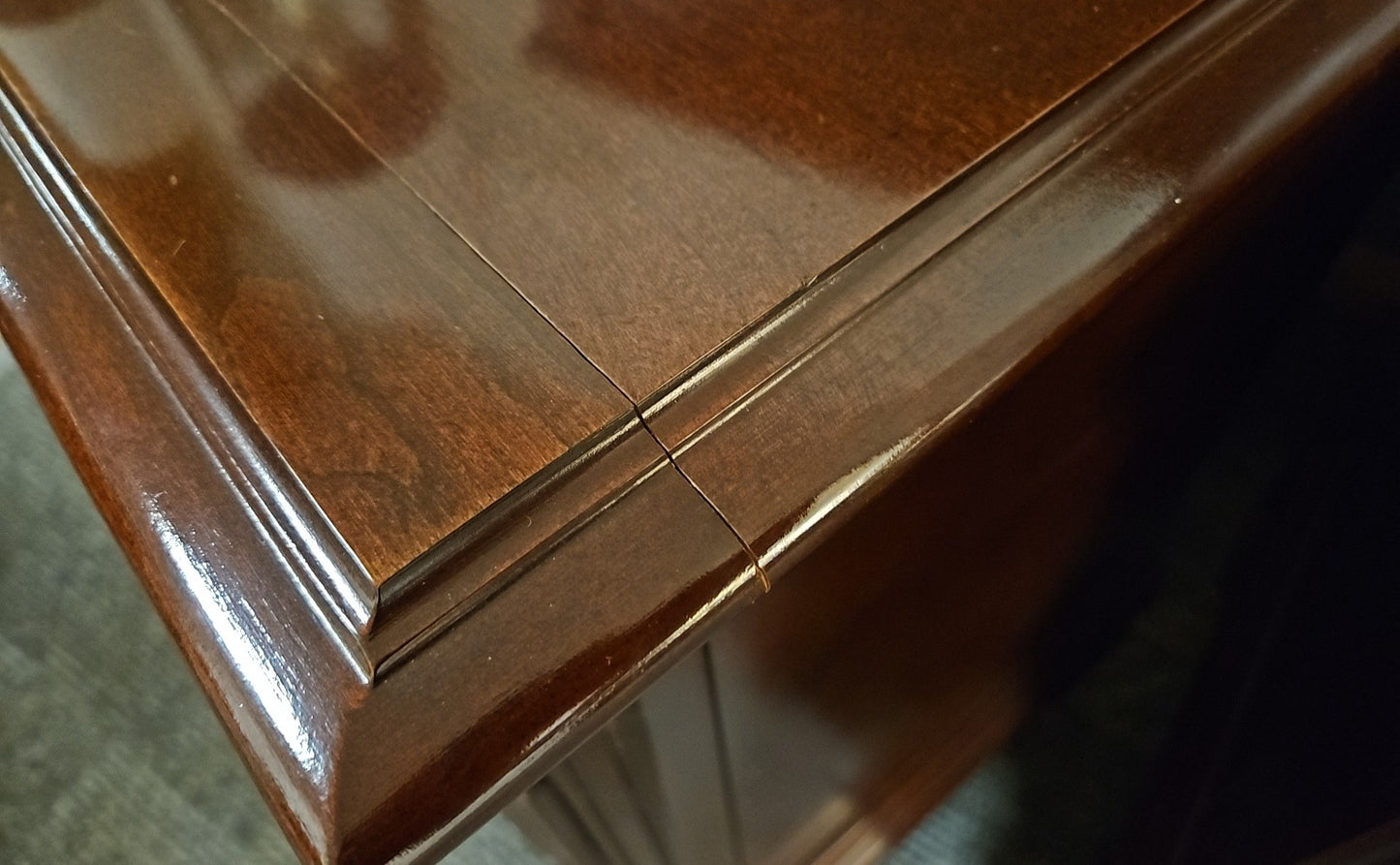 Pair of Mahogany 3 Drawer Nightstands