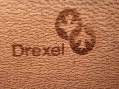 Drexel Mahogany 7 Drawer Triple Dresser with Brass Chippendale Handle Pulls