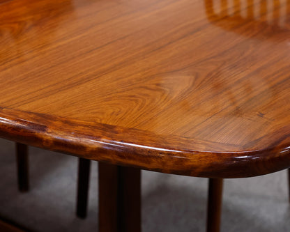 Dyrlund Danish Dining Table Set With 6 Chairs