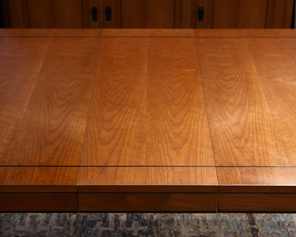 Stickley Dining Table and 8 Spindle Chairs