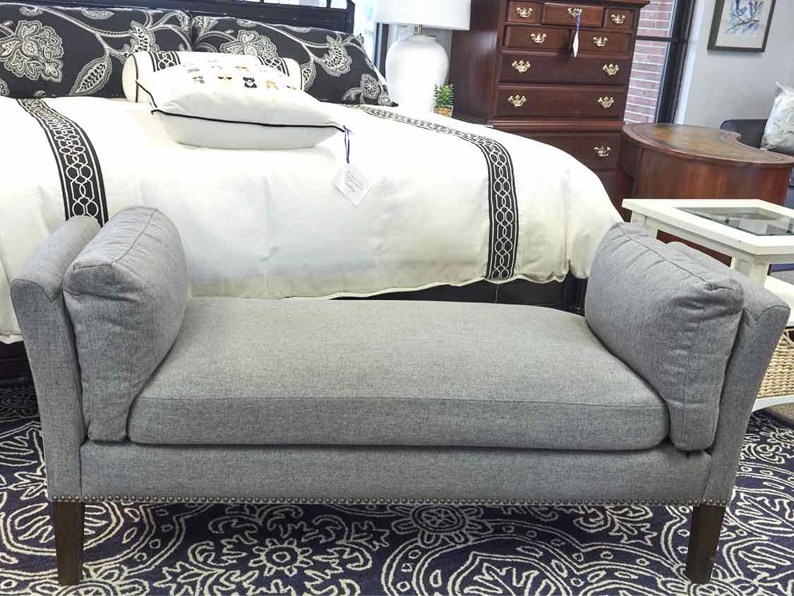 Dove Gray Upholstered Daybed