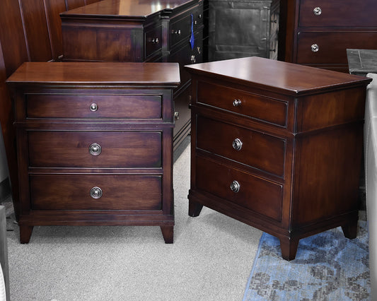 Pair of West Brothers Furniture Nightstands