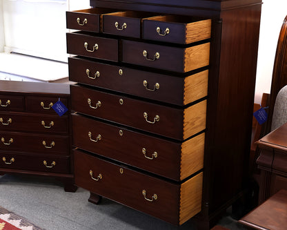 Henkel Harris Mahogany 9-Drawer Chest