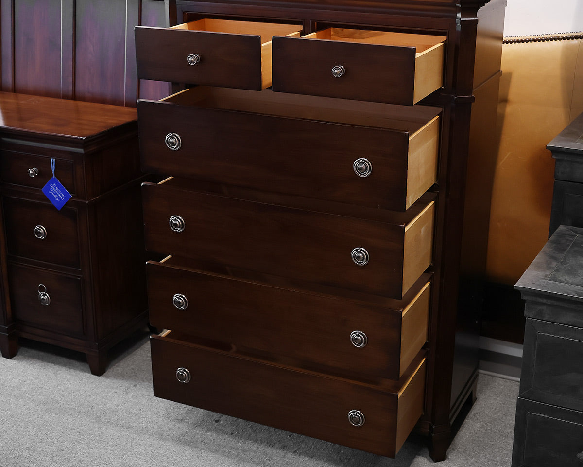 West Brothers Furniture Dark Maple 6-Drawer Chest