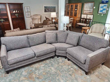Boston Interiors 3-Piece Curved GreyFlex Upholstered Sectional