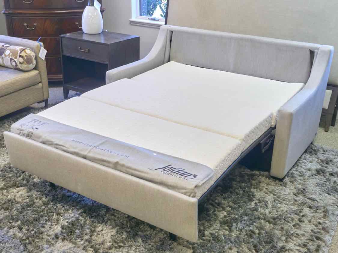 American Leather Full Size Sleeper in Gray