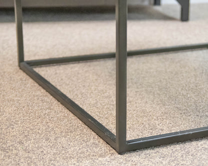 Pair of Pottery Barn 'Delaney' Square Side Tables