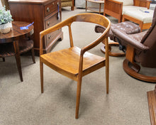 Solid Light Walnut Desk Chair