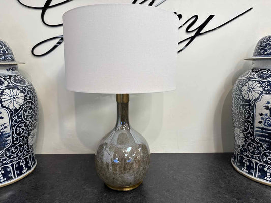 'Rhine' Seeded Glass Table Lamp