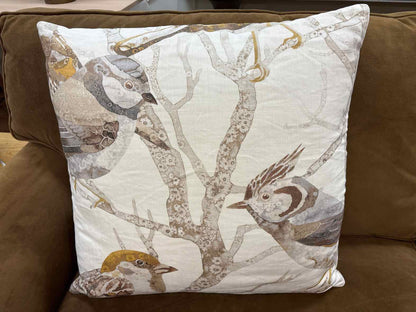 Watercolor Birds Accent Pillow