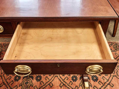 Drexel Mahogany Dropleaf Servers with 2 Drawers