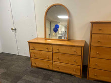 Oak Dresser w/ Mirror