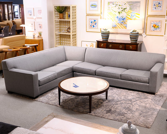 MG+BW Gray Tight Back Sectional