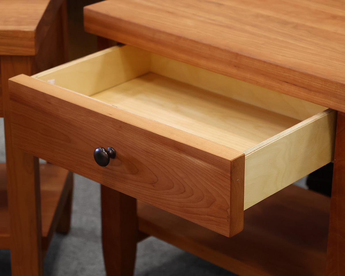 Pair of Custom Cherry Saltwoods Nightstands