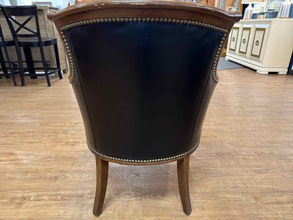 Pair of Henredon Leather Chairs