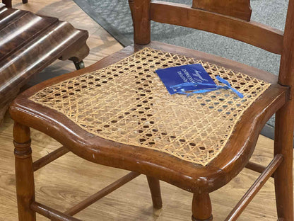 Antique Tiiger Maple Dining Chair