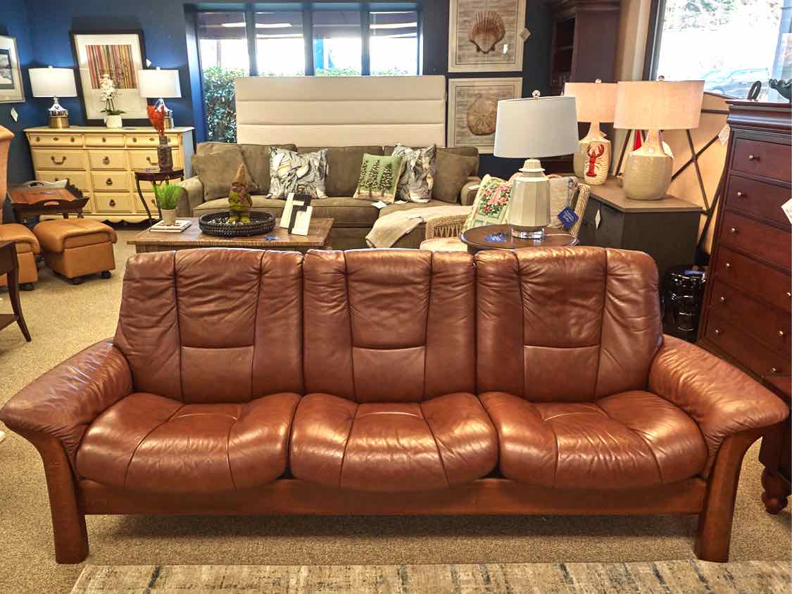 Stressless 'Buckingham' Leather Sofa