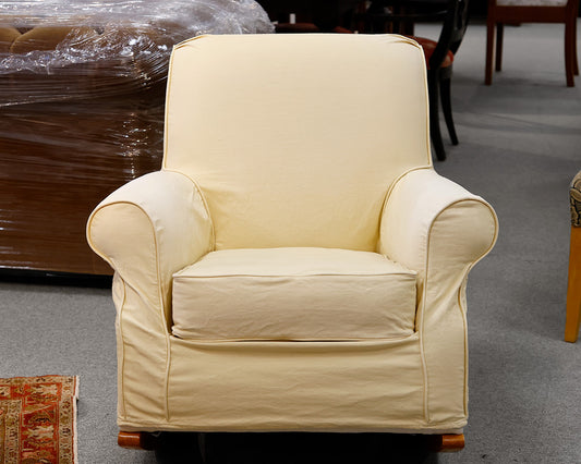 Pottery Barn Slip Covered Rocker
