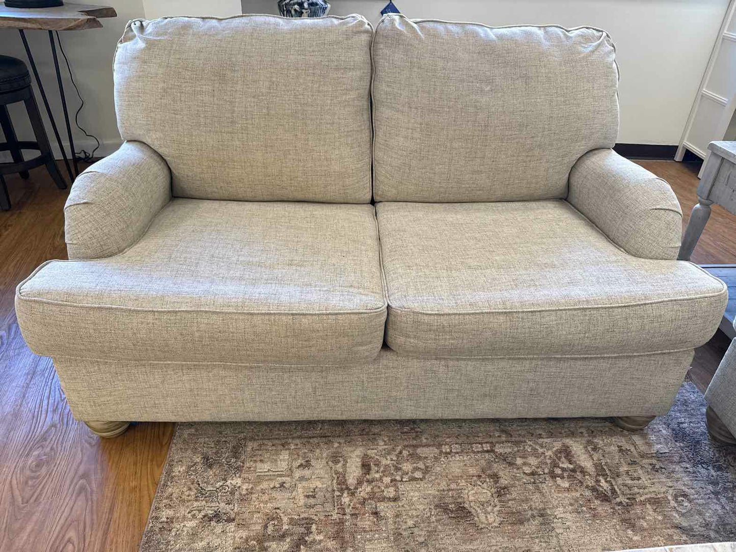 Loveseat in Light Grey