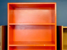 Solid Wood Pumpkin Orange Bookcase
