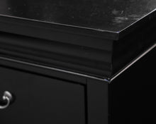 Two Black Nightstands