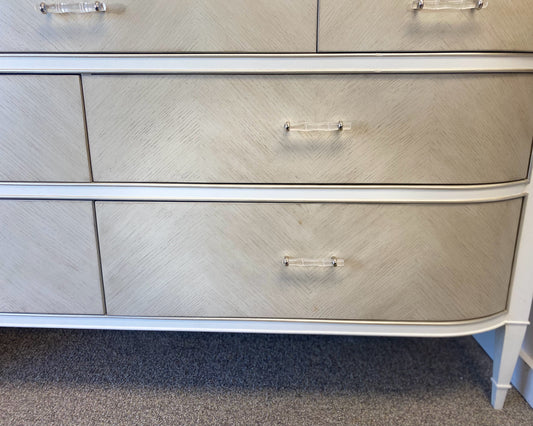 Caracole "'Dress For Success' Classic 7 Drawer Dresser in Herring Gray