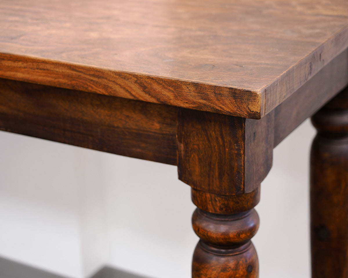 Rustic Brown Console Table