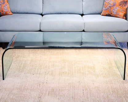 Fontana Arte Glass Waterfall Cocktail Table
