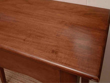 Cherry Stained Maple  Shaker Legs Console