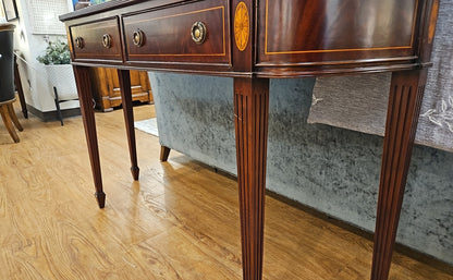 Inlaid Mahogany Console
